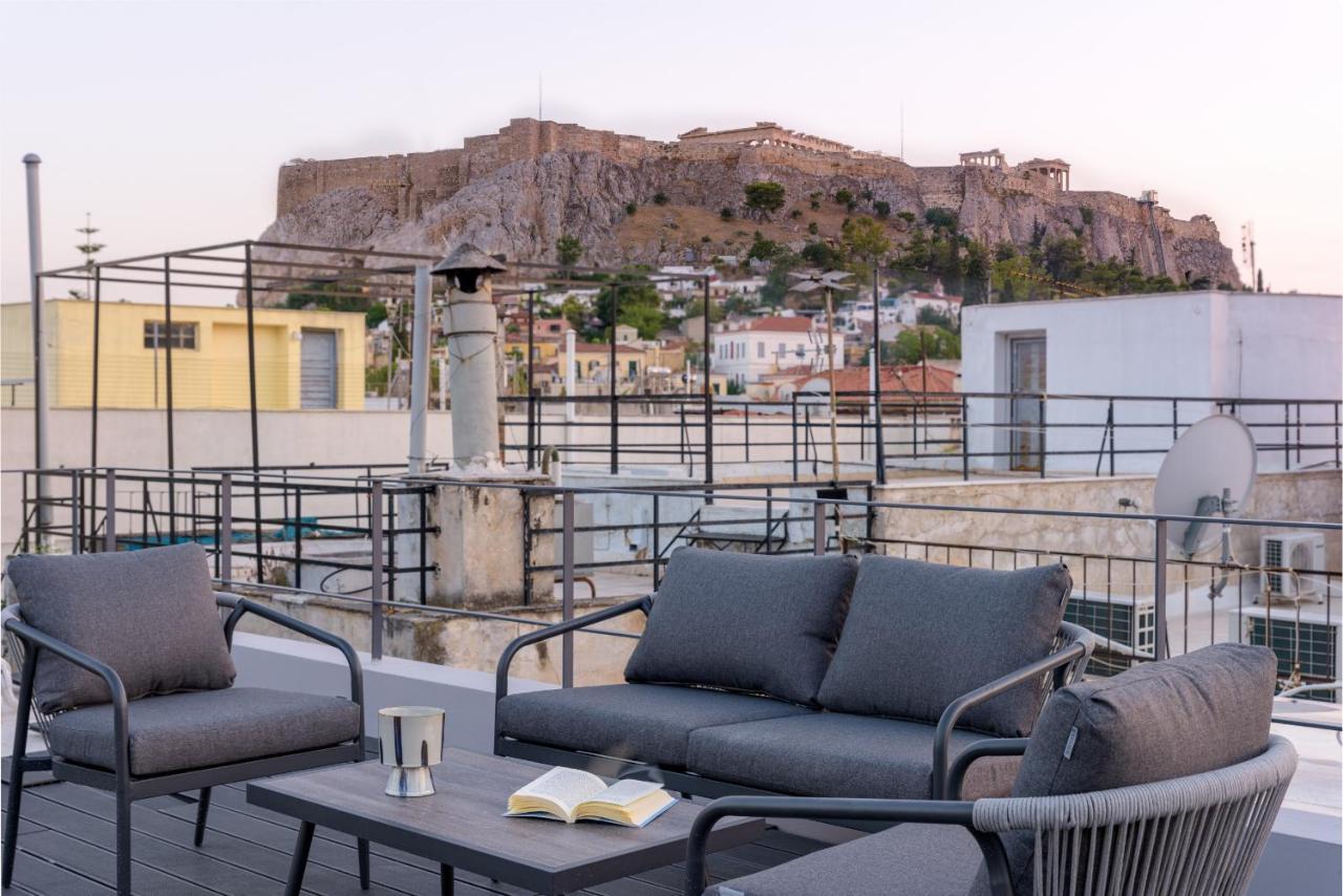 Meno Suite With Private Terrace - Jaccuzzi, Acropolis View Athen Exterior foto